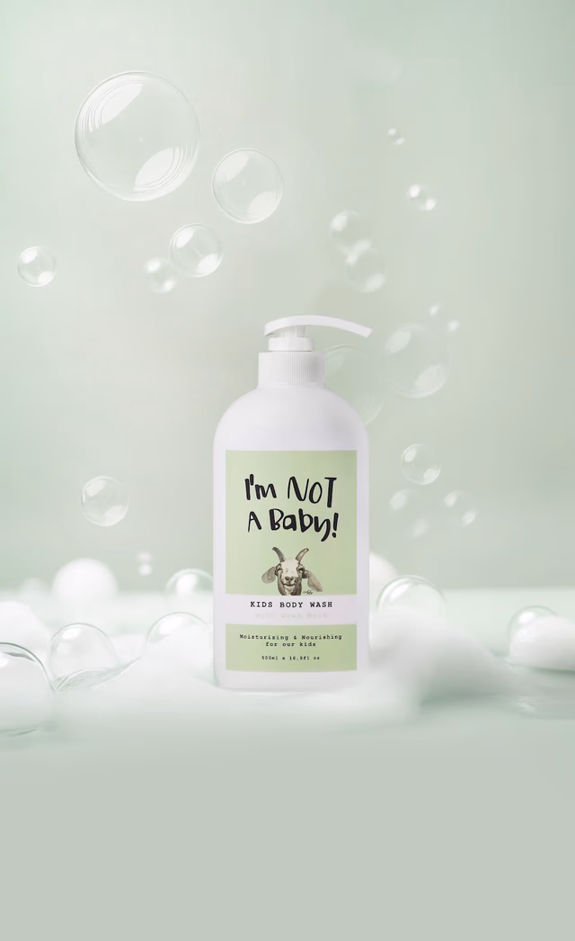 I'm NOT A Baby! Kids Body Wash with Goat Milk 500ml