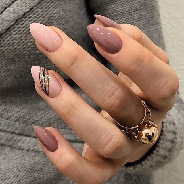 Gush Beauty Press On Nail - Peony Pinks
