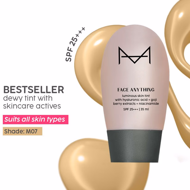 Face Anything Non-Comedogenic Luminous Skin Tint For Medium Skin Tone - M07, 35 ml