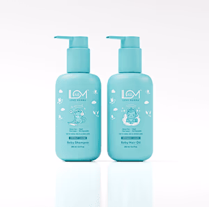 Love Momma’s Magic Bundle for Baby Hair Care (Includes Baby Hair Oil & Tear-Free Baby Shampoo)