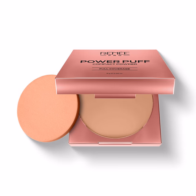 RENEE PRO Power Puff Compact Powder- 050 Explore